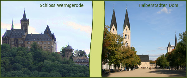 Schloss Wernigerode und Halberstädter Dom